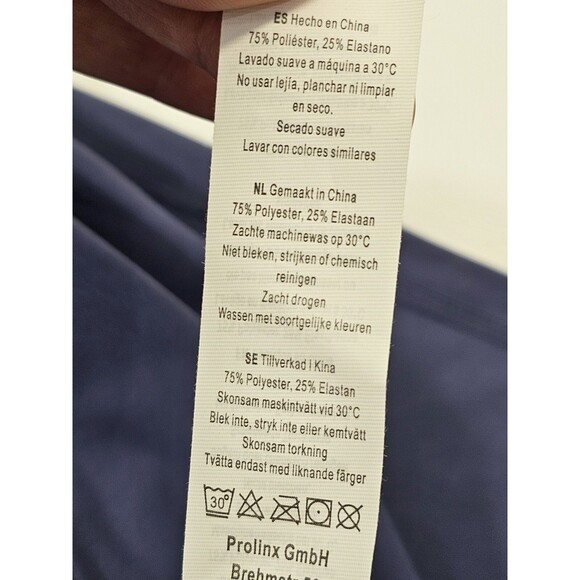 ALK Women's M Athrock Navy Blue Athleisure Athletic Stretch Wiast Leggings NEW - Picture 8 of 10